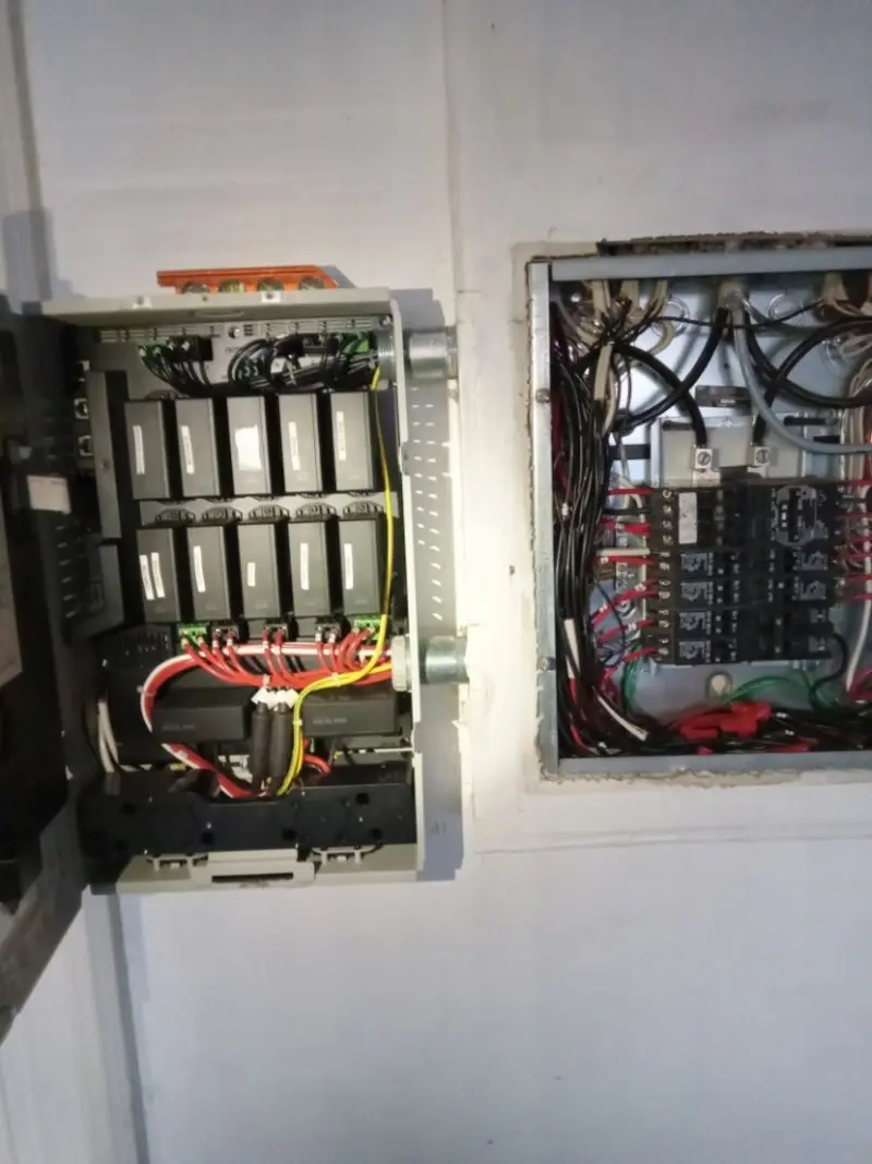 Electrical panel upgrade completed for Security Camera Wiring in French Valley